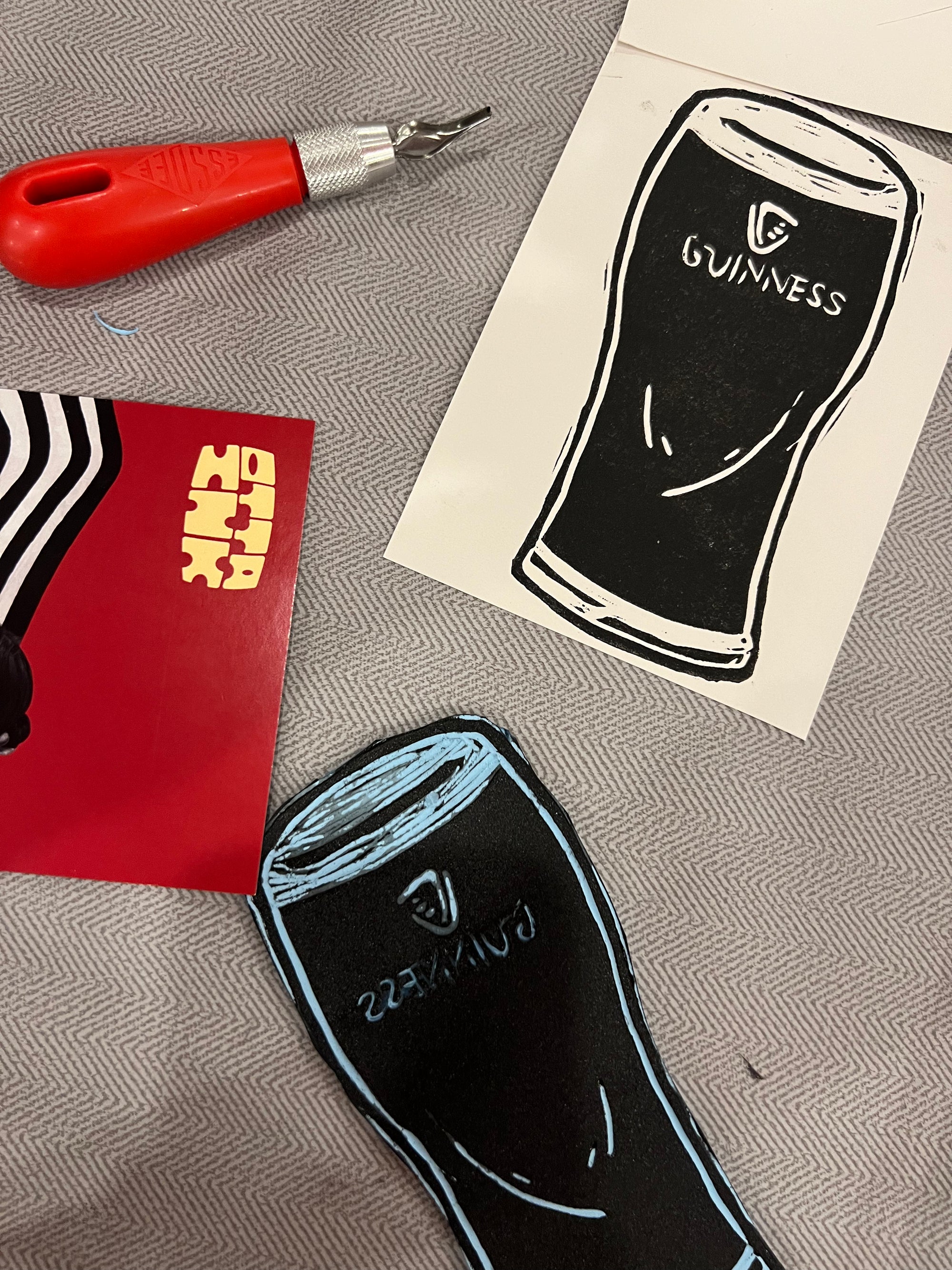 Lino Printing Workshop Friday 10th October
